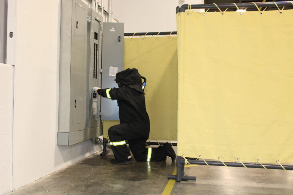 Arc Flash Curtain Cube