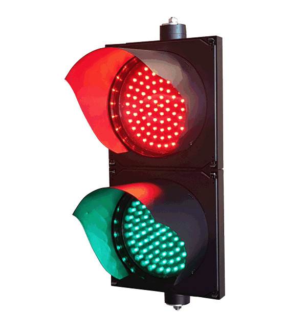 Maggylamp LED Traffic Light (200mm - 2 aspect, Red/Green, 12-24V DC)