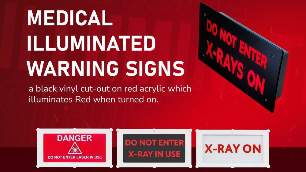 Australian-Made Illuminated Warning Signs with Custom Options and Fast Lead Times