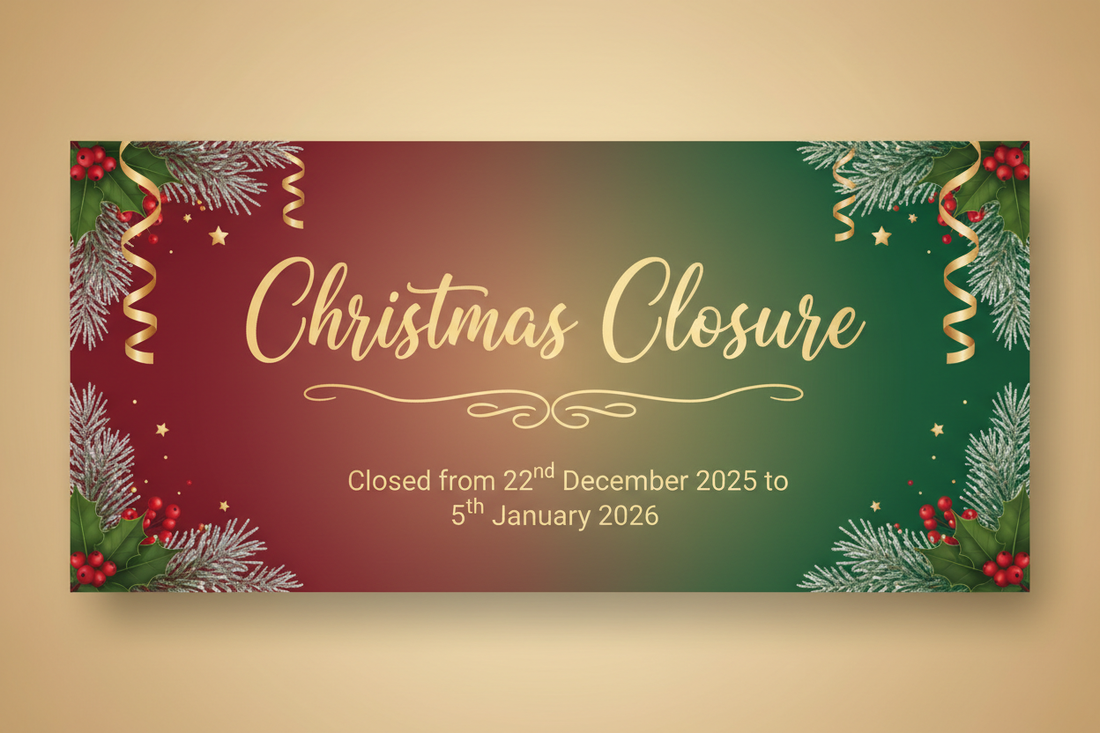 🎄Holiday Closure Announcement🎄