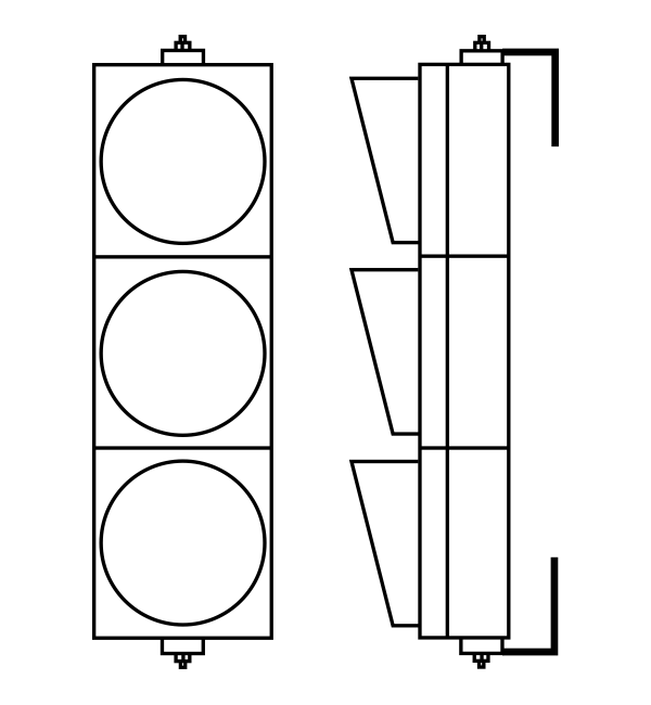 Maggylamp LED Signal Light (100mm - Customised Colours)