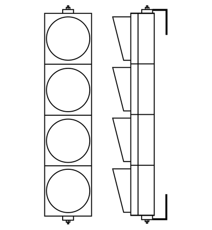 Maggylamp LED Signal Light (100mm - Customised Colours)