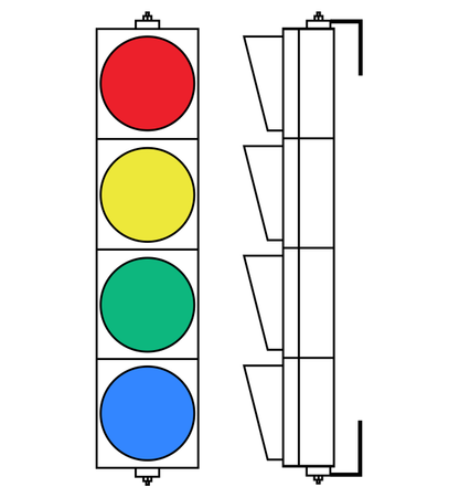 Maggylamp LED Signal Light (100mm - Customised Colours)