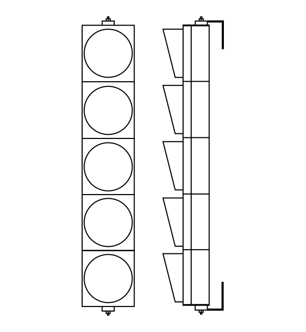 Maggylamp LED Signal Light (100mm - Customised Colours)