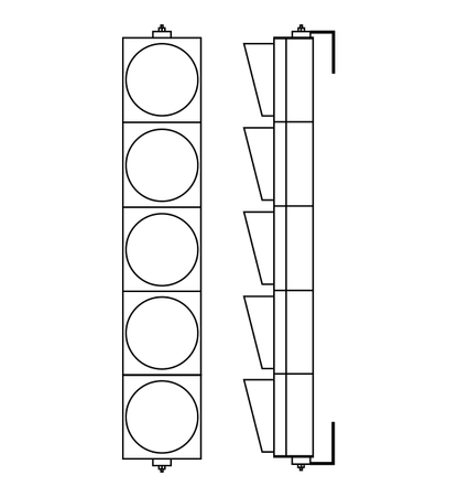 Maggylamp LED Signal Light (100mm - Customised Colours)