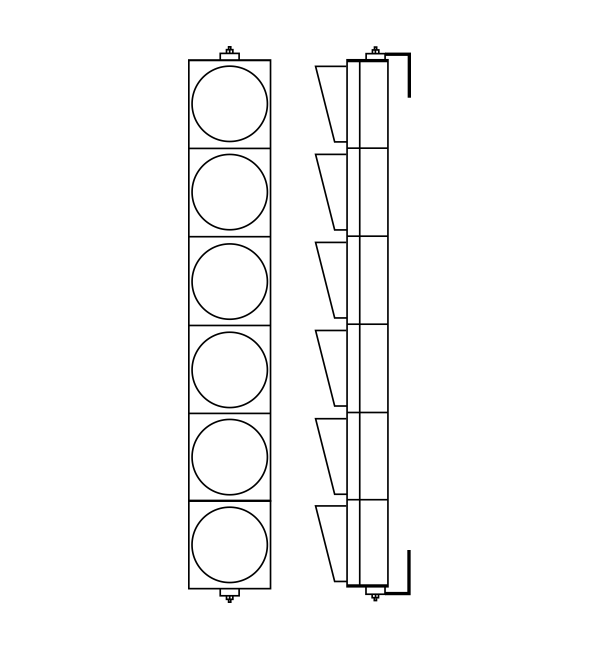 Maggylamp LED Signal Light (100mm - Customised Colours)