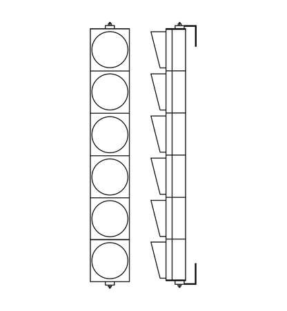 Maggylamp LED Signal Light (100mm - Customised Colours)