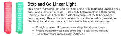TopDok LED Linear Stop & Go Guide Light
