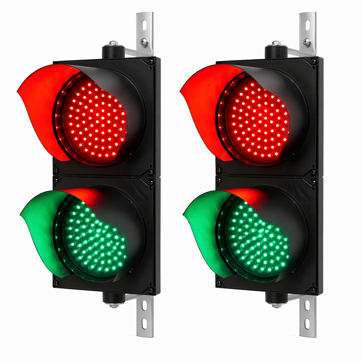 Maggylamp LED Traffic Light - Dock Set (200mm - 2 aspect, Red/Green x 2 )