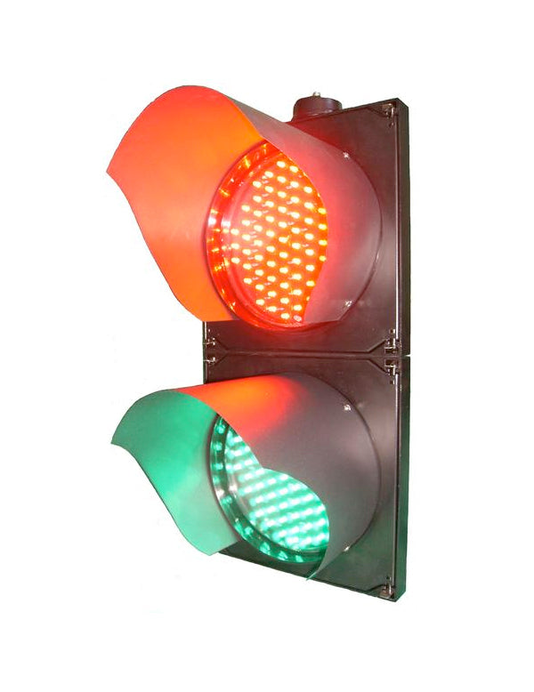 LED Traffic Light (200mm - 2 aspect 100-240VAC)