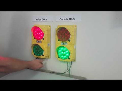 Stop/Go LED Signal Light Set - 12-24V DC (Master & Slave Unit)